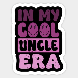 Groovy In My Cool Uncle Era Sticker